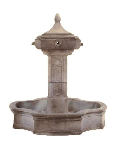 Marseille Pond Cast Stone Outdoor Fountain Fountain Tuscan